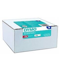מארז 10 סרטי דימו שחור על רקע לבן ברוחב 12מ"מ DYMO | DXX450