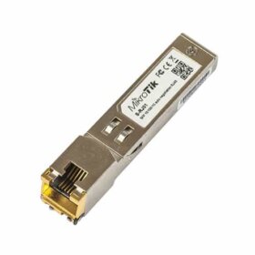 מודול נחושת RJ45 SFP ל 10/100/1000M הזמינים במכשירי רשתות שונים MikroTik | S-RJ01