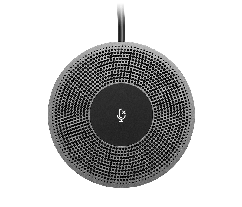 מיקרופון עם שליטה לטווח שמע מורחב לוגיטק Logitech 989-000405 EXPANSION MIC FOR MEETUP (2)