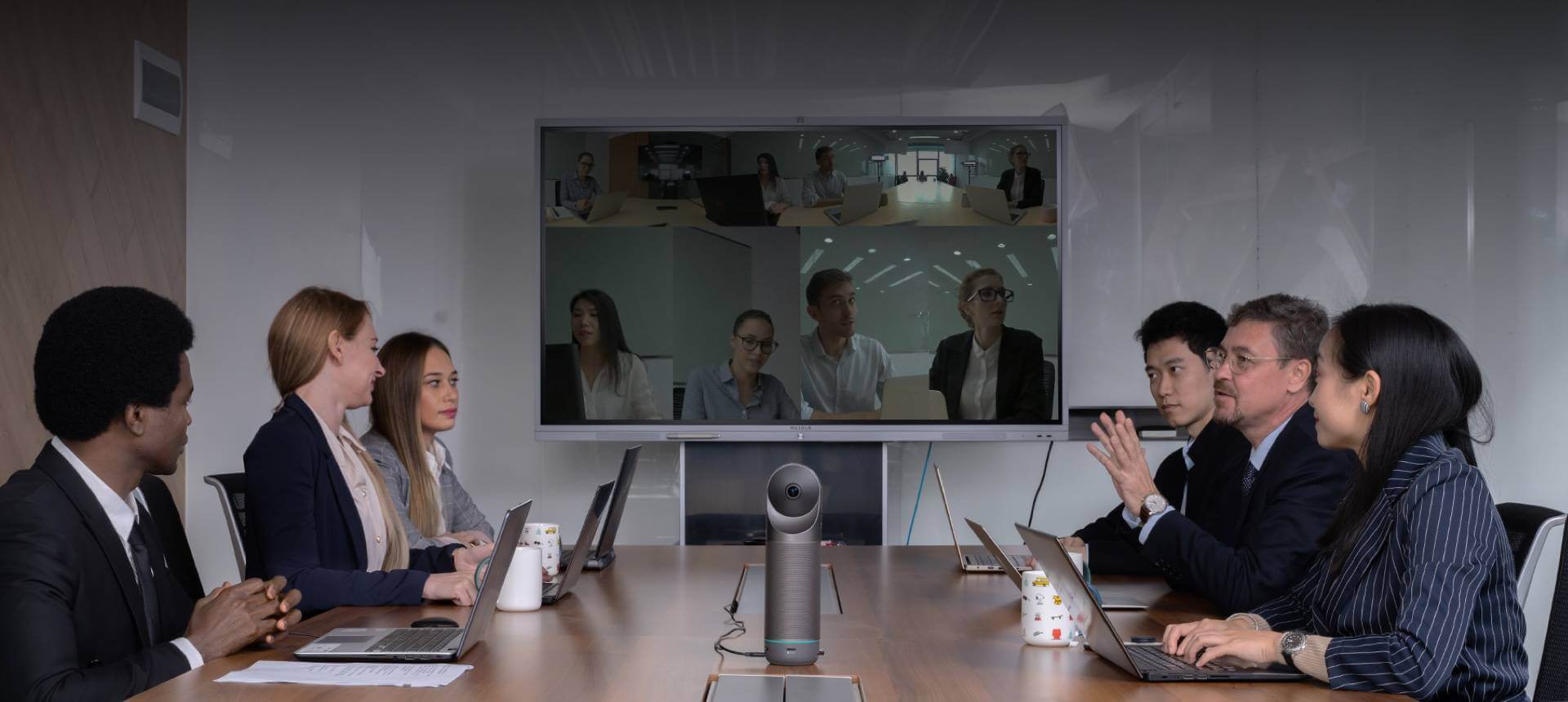 מצלמת רשת וחדרי ישיבות קנדאו Kandao Meeting Pro MT0822 1080p 360° 30MP SuperHDR (1)