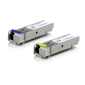 מתאם אופטי Single-Mode במהירות העברה 1.25 Gbps קונקטור LC בודד Ubiquiti | UF-SM-1G-S