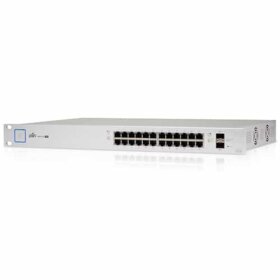 מתג 24 פורטים SFP תומך PoE יכולת העברה גבוהה UbiquiTi US-24-250W UniFi (1)