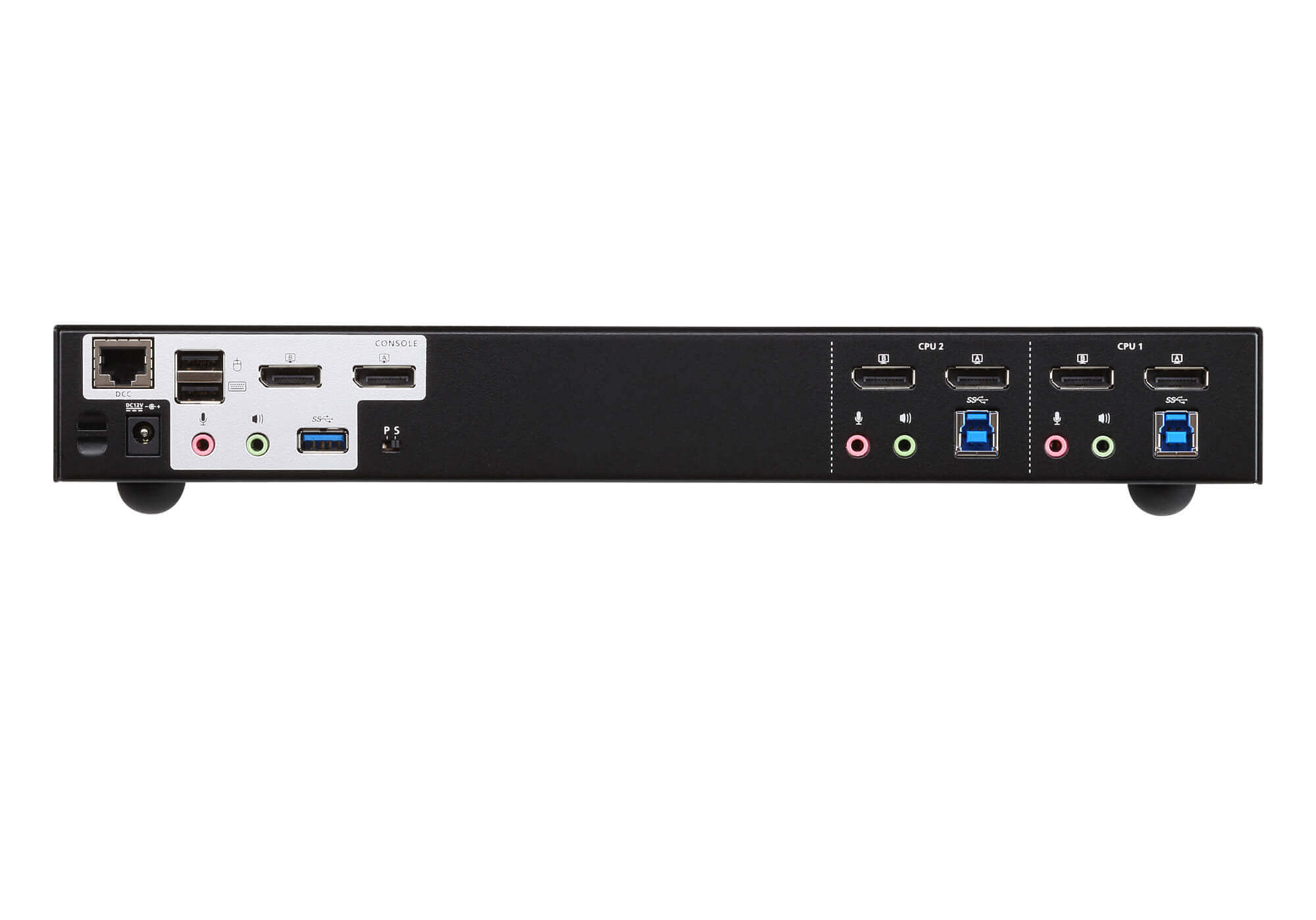 מתג כפול תצוגה 2 יציאות חיבור USB 3.0 איכות 4K קצב העברת נתונים גבוה Aten CS1942DP DisplayPort USB3.0 4k (4)