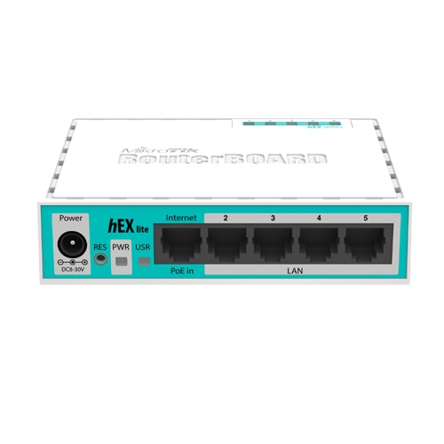 נתב מיקרוטיק בעל 5 פורטים כולל מעבד וזיכרון MikroTik RB750r2 (2)