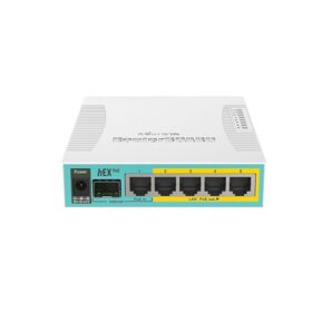 נתב פורטים ג'יגה עם 4 פורטים POE מעבד חזק MikroTik RB960PGS (2)