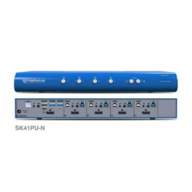 קופסת מיתוג 4 חיבורי DP עם חיבור מאובטח HighSecLabs CPN11425 SK41PU-N 4-Port DP Video KVM switch