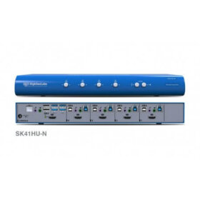 קופסת מיתוג 4 חיבורי HDMI עם חיבור מאובטח HighSecLabs CPN11179 SK41HU-N 4-Port 4K HDMI Video KVM switch