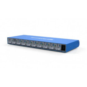 קופסת מיתוג חיבור DVI עם חיבור מאובטח HighSecLabs CPN13149 SX82DU-N 8-Port x 2 DVI-I Video KVM Mini-Matrix switch (3)
