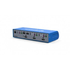 קופסת מיתוג חיבור HDMI עם חיבור מאובטח HighSecLabs CPN11441 SC42DHU-N 4-Port HDMI Video KVM Combiners switch