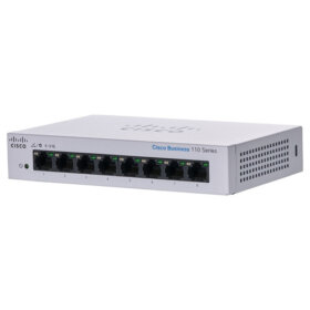 רכזת סיסקו שמונה יציאות מתג שולחני לא מנוהל Cisco CBS110-8PP-D-EU Business Switch