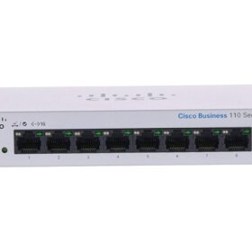 רכזת סיסקו שמונה יציאות מתג שולחני לא מנוהל Cisco CBS110-8T-D-EU Business Switch