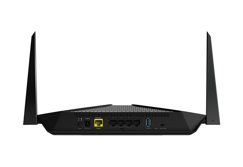 נתב ראוטר אלחוטי חיבור USB3.0 עם זרם כפול נתב נתגר NETGEAR RAX40 AX3000 Dual-Band WiFi 6 Router Nighthawk (2)