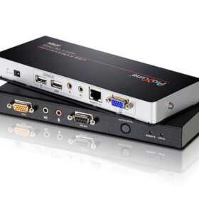 קופסת מיתוג 2 ערוצים Aten CE770 USB VGA Audio Cat 5 KVM Extender with Deskew (1280 x 1024 @ 300m) (1)
