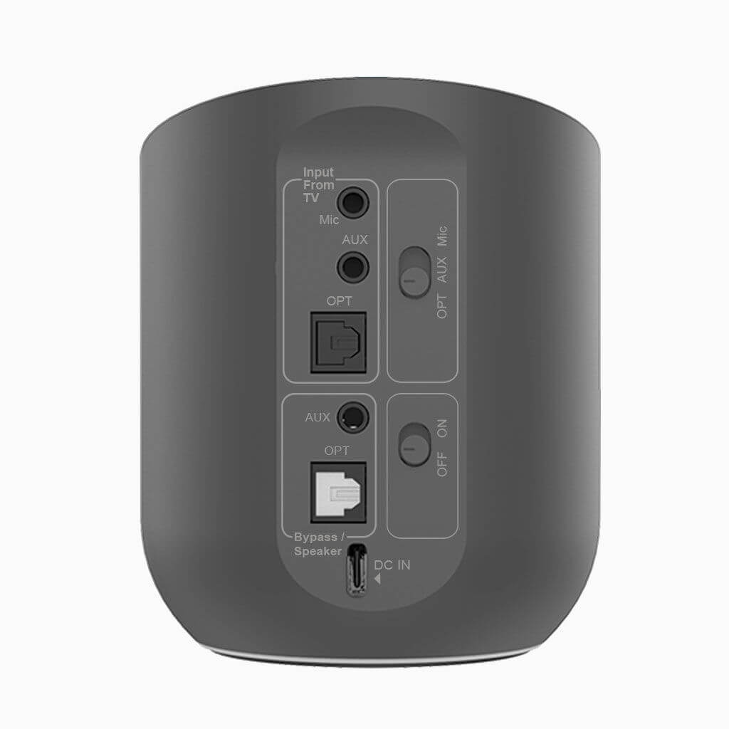 משדר אודיו Bluetooth 5.0 לטווח ארוך תצוגת LCD אנטנה כפולה נטפליקס aptX חיבור 2 אוזניות Avantree | AV-BTTC-580-TTN | Orbit | TC500P