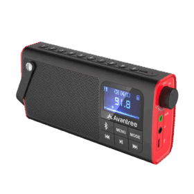 רדיו FM נייד עם רמקול Bluetooth ונגן כרטיס SD 3-in-1 סוללה נטענת Avantree | AV-BTSP-850-BLK | SP850