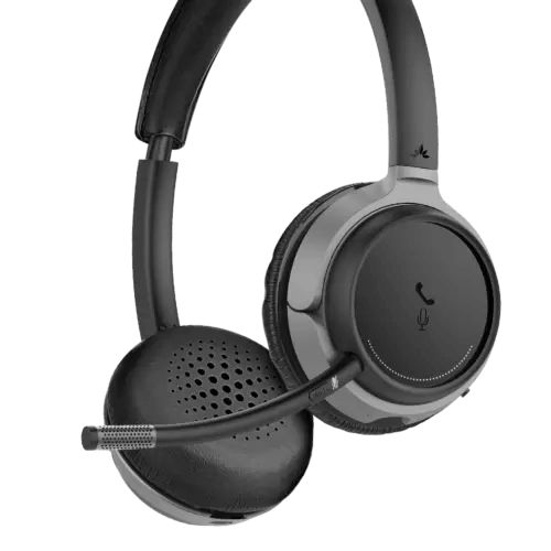 אוזניות Bluetooth 5.0 aptX-HD עם מיקרופון ומעמד טעינה Avantree | AV-BTHS-AH6-TTN | HS-AH6