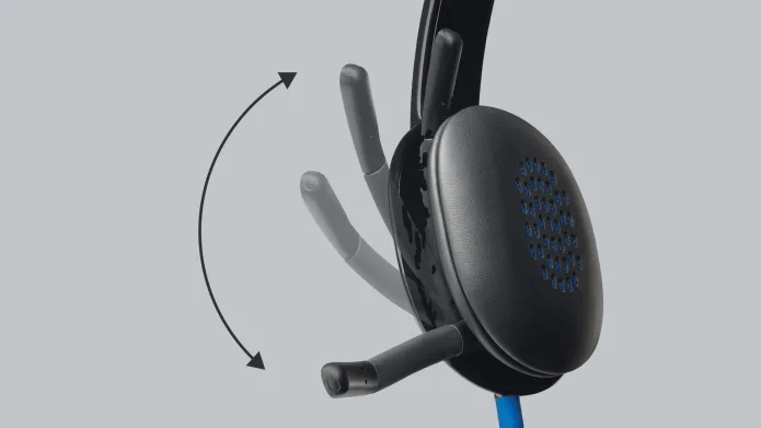  אוזניות לוגיטק עם מסנן רעשים Logitech 981-000480 H540 USB Computer Headset