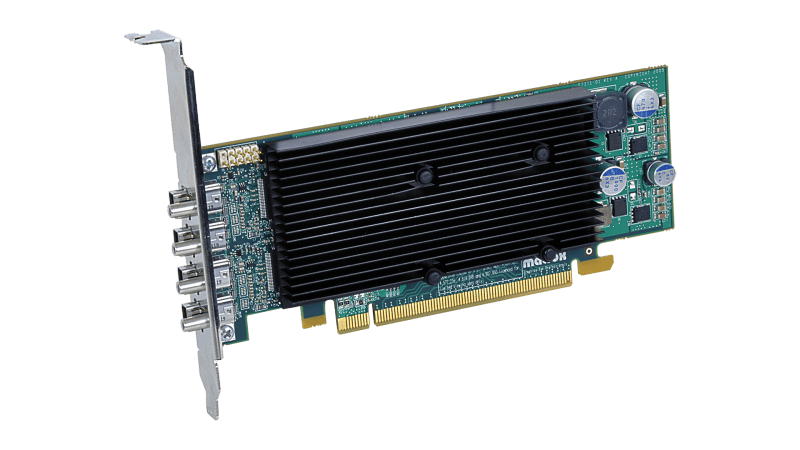 כרטיס גרפי תומך יציאה כפולה עד ל 4 מסכים Matrox M9148 LP PCIe x16