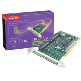 כרטיס מסך PCI-X64 קצב העברת נתונים מהיר ADAPTEC 39320A-R Ultra320 SCSI 133MHz (3)