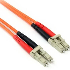 מגשר אופטי OM1 דופלקס LC-LC באורך 2 מטר TOPX OPT011-2