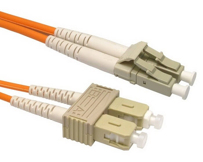 מגשר אופטי OM1 דופלקס SC-LC באורך 5 מטר TOPX OPT021-5