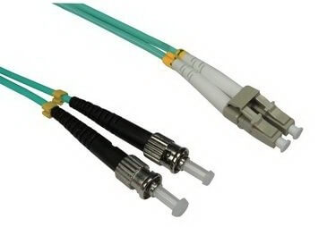 מגשר אופטי מולטימוד OM3 דופלקס ST-LC באורך 1 מטר TOPX OPT050-1