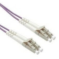 מגשר אופטי מולטימוד OM4 דופלקס LC-LC באורך 4 מטר TOPX OPT012-4