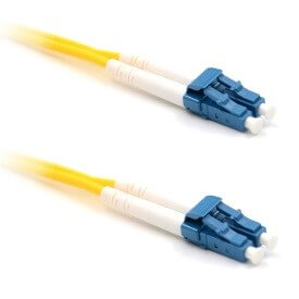 מגשר אופטי סינגל מוד דופלקס LC-LC באורך 0.5 מטר TOPX OPT014-0.5