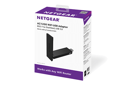 מתאם USB 3.0 כפול להקה WiFi כולל אנטנות NETGEAR A6210 (2)