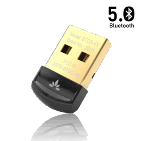 מתאם USB 5.0 Bluetooth למחשב Windows כולל מנהל התקן לאוזניות/מקלדת/עכבר Avantree | AV-BTDG-45-BLK | DG45