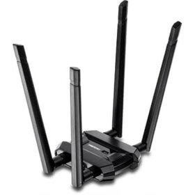 מתאם USB אלחוטי כפול להקה AC1900 כולל אנטנות TRENDNET TEW-809UB (2)