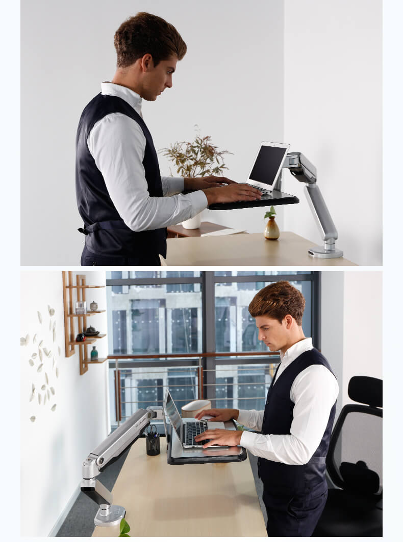 זרוע ארגונומית למחשב נייד Loctek W72