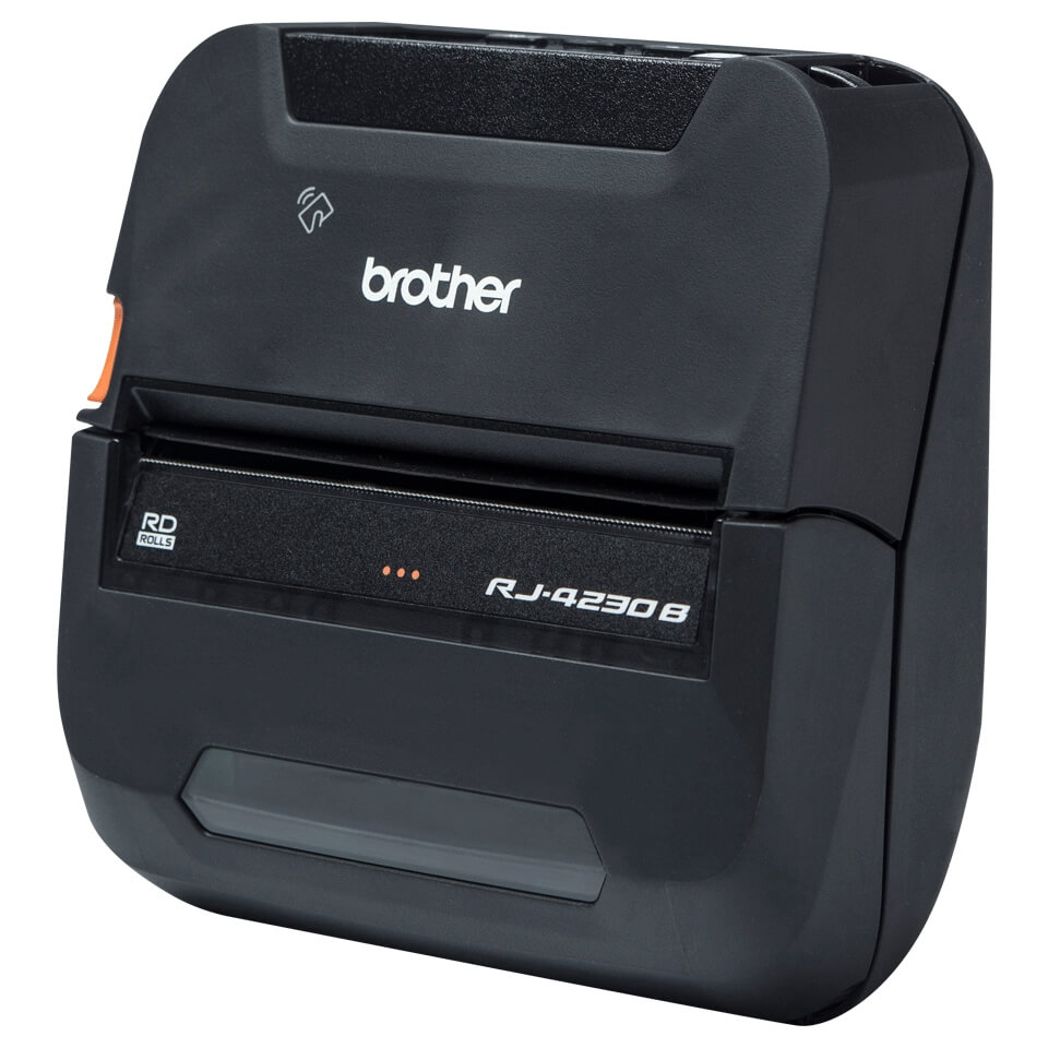 מדפסת ניידת + Bluetooth + USB עמיד בפני אבק ובמים brother RJ4230BZ1 (2)