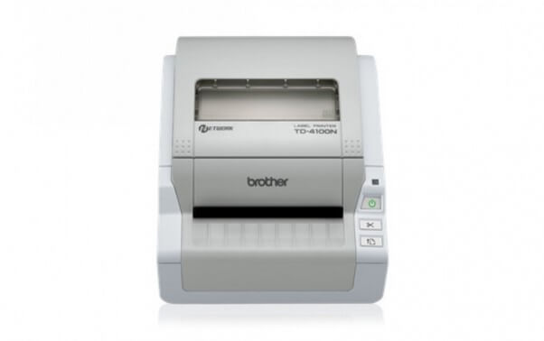 מדפסת תוויות רחבות מקצועית + רשת brother TD-4100N (1)