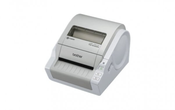מדפסת תוויות רחבות מקצועית + רשת brother TD-4100N (2)