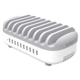 מעמד טעינה לטלפונים וטאבלטים חיבור USB הכולל 10 חיבורים ORICO DUK-10P 120W (3)