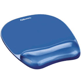 משטח ג'ל לעכבר Fellowes | CRC91141 | Crystal Gel Mouse Pad