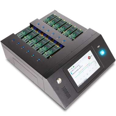 משכפל 11 כונני M.2 NVMe תומך בגודל 4.5 אינץ' מסך מגע TFT קצב העברה מהיר Kanguru KCLONE-11NVMe M.2 NVMe SSD (3)