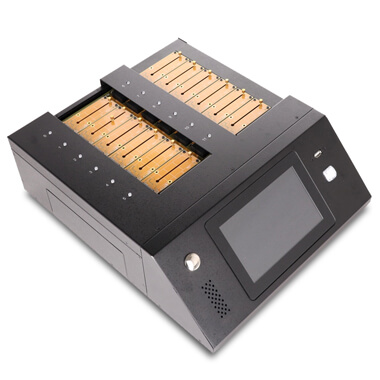 משכפל 11 כונני M.2 NVMe תומך בגודל 4.5 אינץ' מסך מגע TFT קצב העברה מהיר Kanguru KCLONE-11NVMe M.2 NVMe SSD (4)