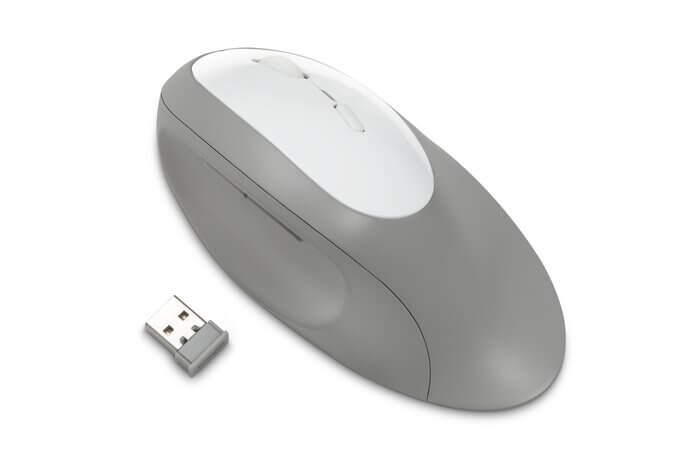 עכבר אלחוטי ארגונומי חיבור USB כולל 5 לחצנים kensington K75405WW (1)