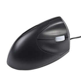 עכבר חוטי ארגונומי למחשב חיבור USB בצבע שחור Spire CG-M4002-USB (2)
