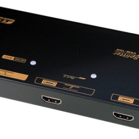 קופסת מיתוג 2 יציאות HDMI ספליטר REXTRON VSM-102 (2)
