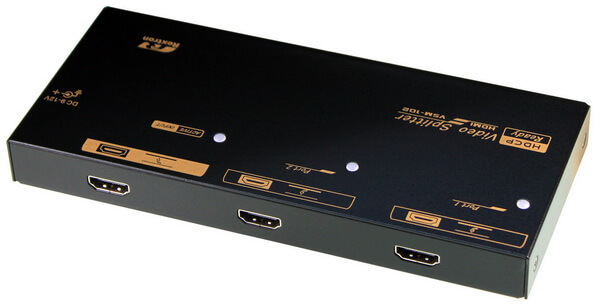 קופסת מיתוג 2 יציאות HDMI ספליטר REXTRON VSM-102 (2)