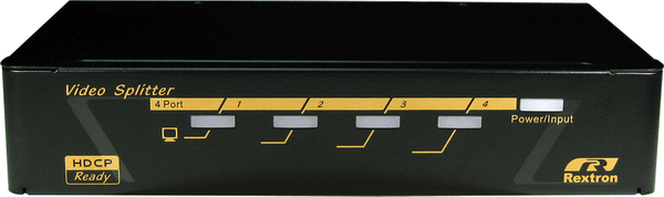 קופסת מיתוג 4 יציאות HDMI וידאו עם אודיו REXTRON vsma-104 (2)