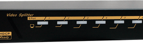 קופסת מיתוג 8 יציאות HDMI וידאו עם אודיו REXTRON vsma-108 (2)