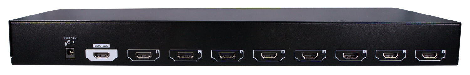 קופסת מיתוג 8 יציאות HDMI וידיאו REXTRON VSM-108 (1)