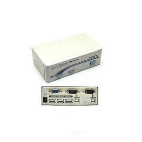 קופסת מיתוג REXTRON GF102 KVM SWITCH USB 2P