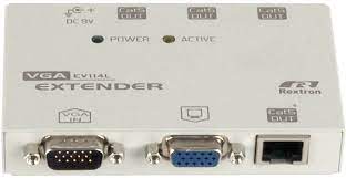 קופסת מיתוג REXTRON ev114l KVM VGA Extender REXTRON 4P transmitter unit and 1 VGA local (1)