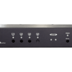 קופסת מיתוג עד 100 מטר REXTRON EVBM-1094L KVM 4K 2 Ports Switch 4 Ports Splitter Local Out IR Serial (2)