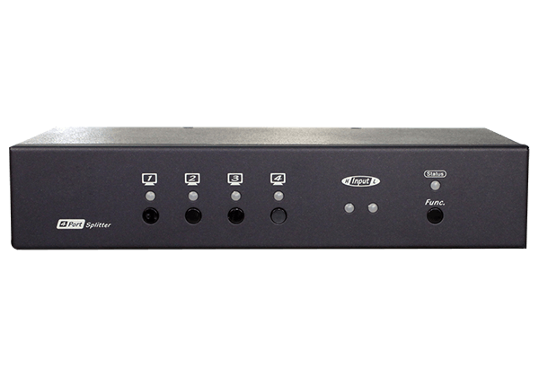 קופסת מיתוג עד 100 מטר REXTRON EVBM-1094L KVM 4K 2 Ports Switch 4 Ports Splitter Local Out IR Serial (2)